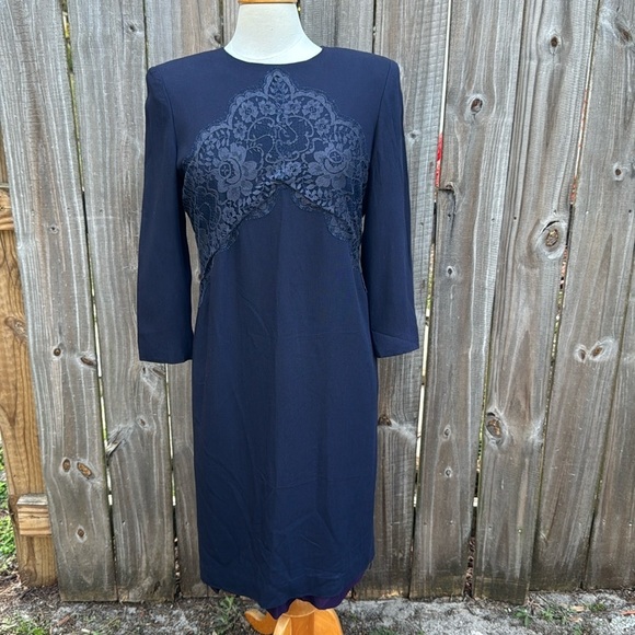 Carolina Herrera Dresses & Skirts - Carolina Herrera Studio for Saks Fifth Avenue, vintage midi dress, size 12